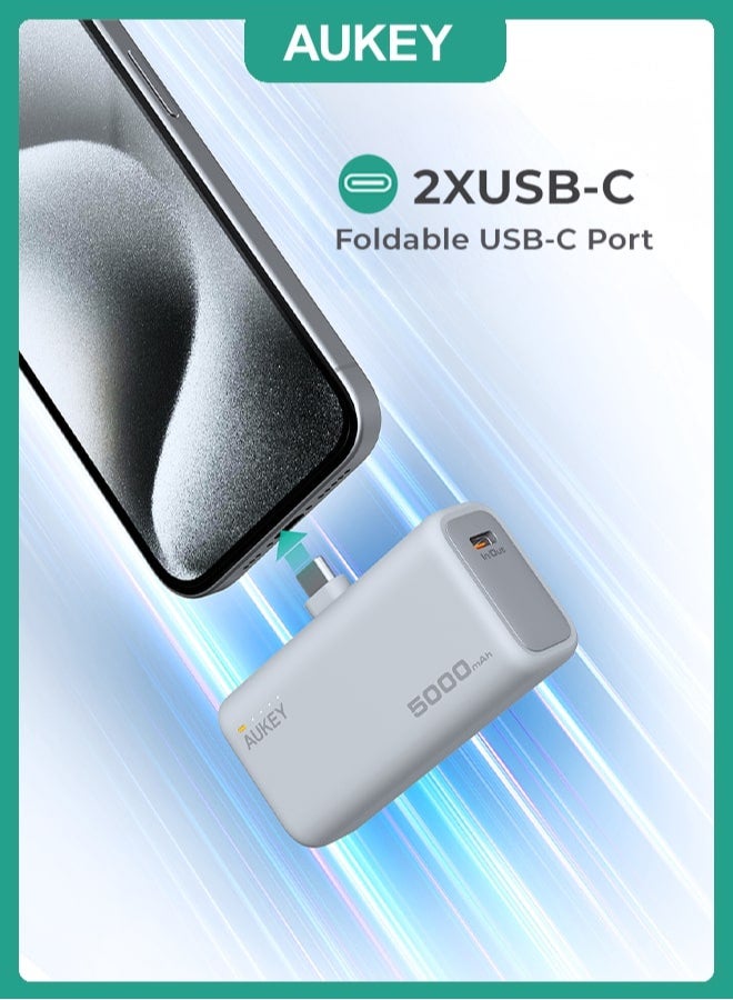 AUKEY Power Bank Spark 5,000 mAh 20W Charging mAh20W , Y59 WH - Image 2