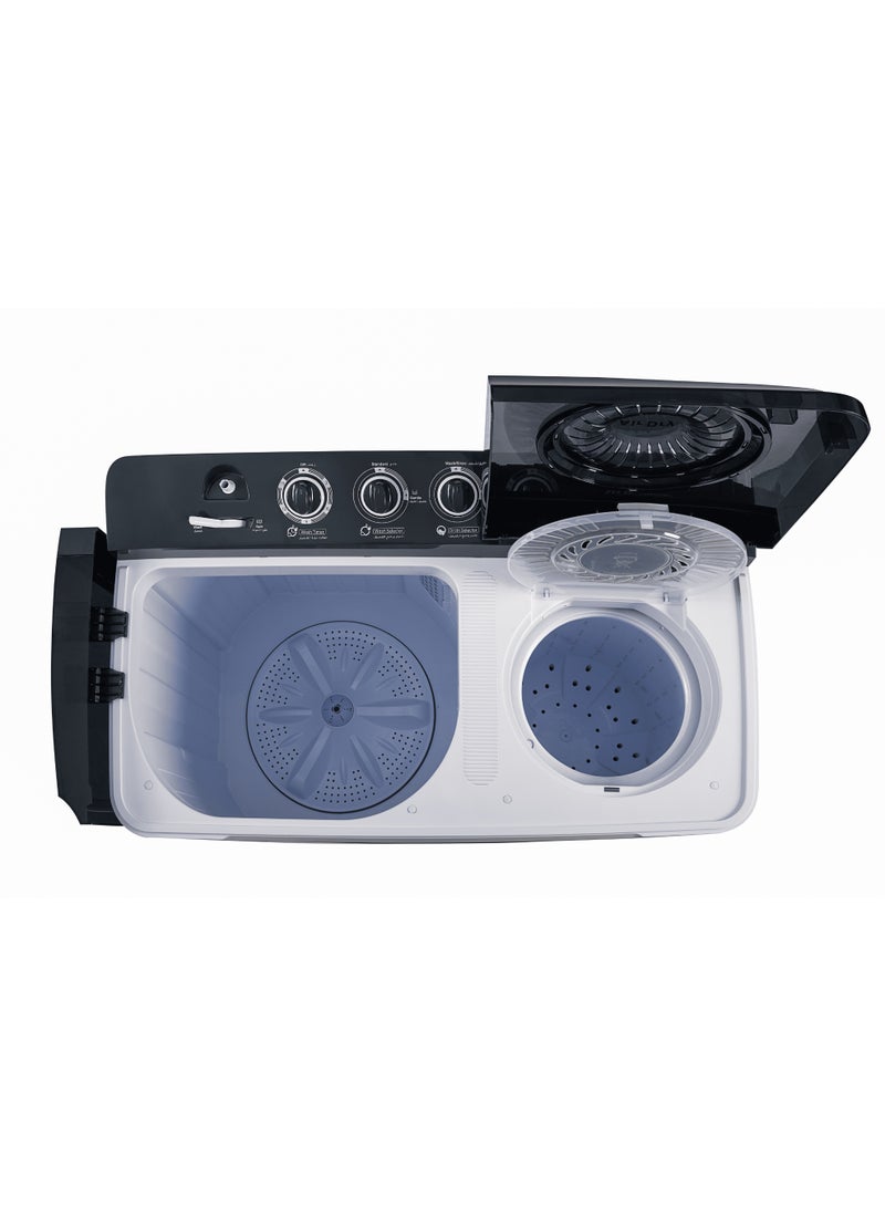 Aston Twin Tub Washing Machine, 20Kg, Without Pump, Single Water Inlet, White - ASTT200KG - Image 3