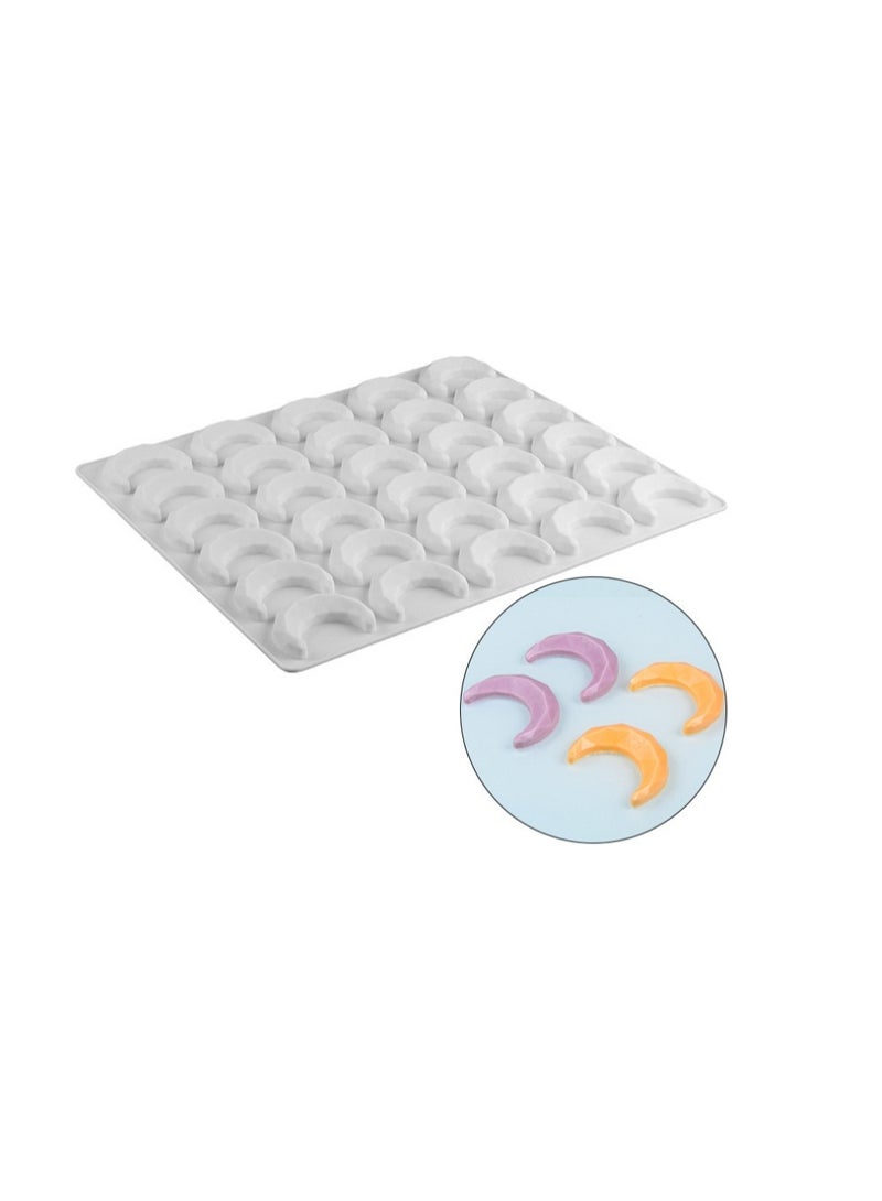 30 Cavity Moon Modeling Silicone Baking Mold Chocolate Fudge Making Mould DIY Cake Baking Decoration Making Silicone Baking Tray - Image 1