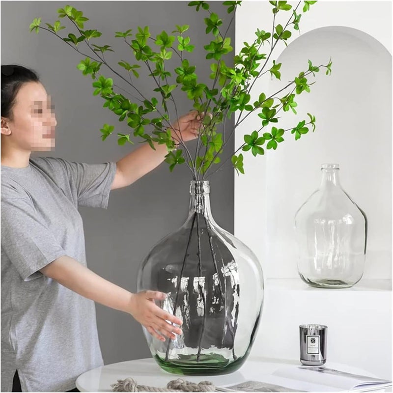 Eva solo Vessel Clear Glass Vase Decorative Tall Flower Vase 46 X 35cm Elegant Transparent Centerpiece for Home, Office & Events Minimalist Modern Design - Image 5