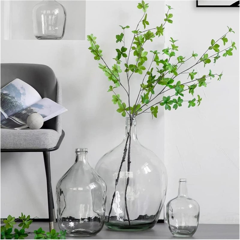 Eva solo Vessel Clear Glass Vase Decorative Tall Flower Vase 46 X 35cm Elegant Transparent Centerpiece for Home, Office & Events Minimalist Modern Design - Image 4