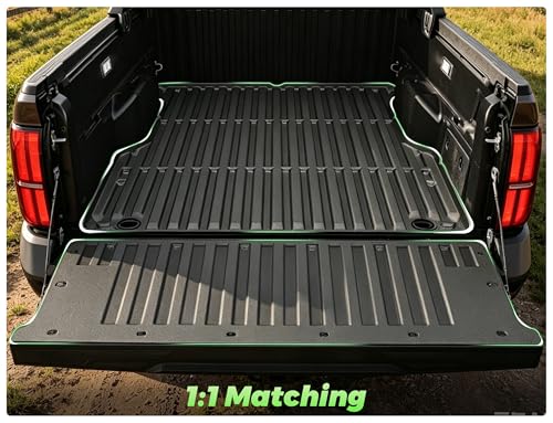 AAGDD Truck Bed Mat for Toyota Tacoma 2024-2026(Not Fit Drop-in Liners),Heavy Duty Tacoma Accessories TPE Truck Bed Liner (5FT Vehicle),Tailgate Liner Accessories,Heavy Duty Rubber Bed Mat - Image 5