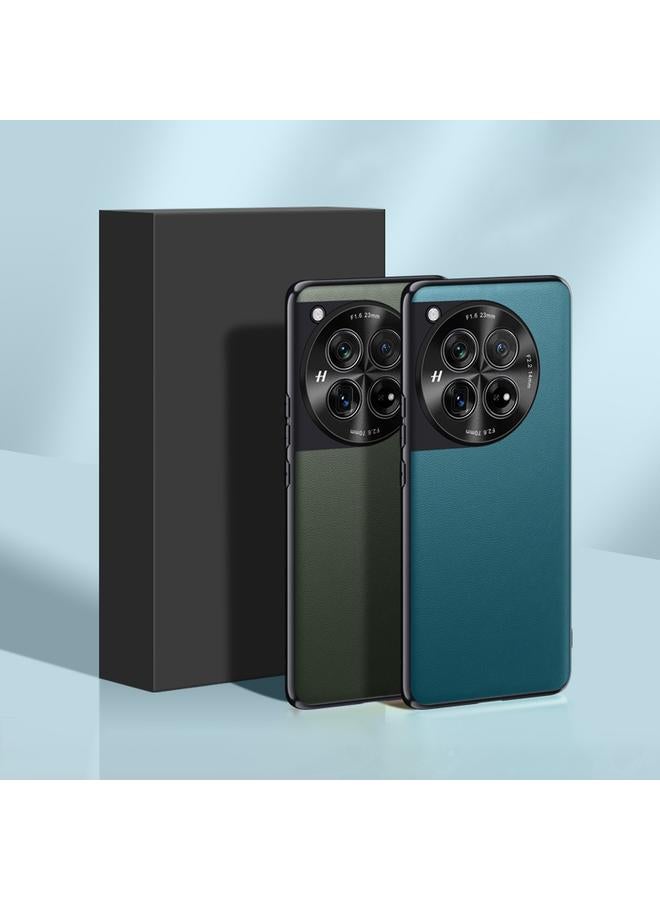 S-TOP Case For OnePlus 12 Plain-Leather All-inclusive Shockproof Phone Case - Image 2