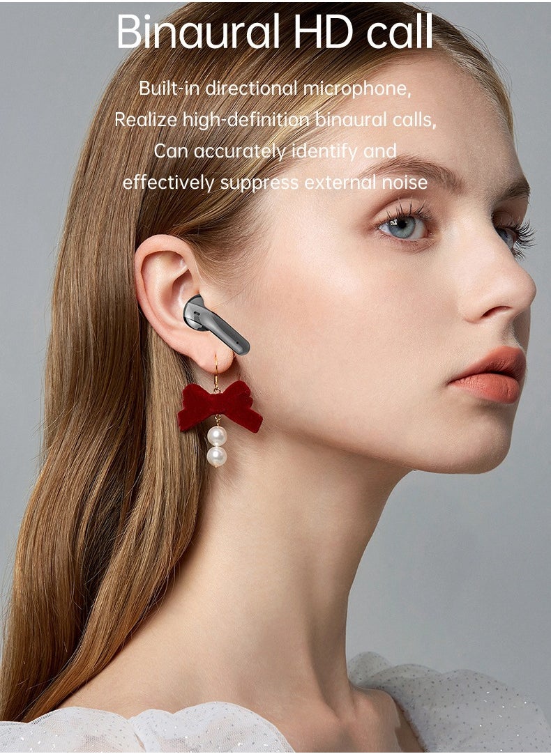 Generic - Wireless Headset Bluetooth 5.5 Full Wireless Bluetooth Headset, Bilateral Stereo Waterproof Light Touch Control, Type-C Charging - Image 1