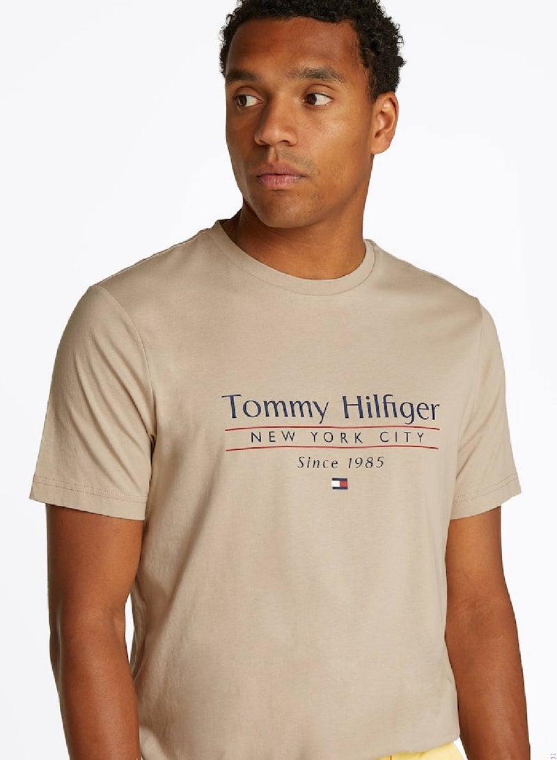 TOMMY HILFIGER Logo Crew Neck T-Shirt - Image 5
