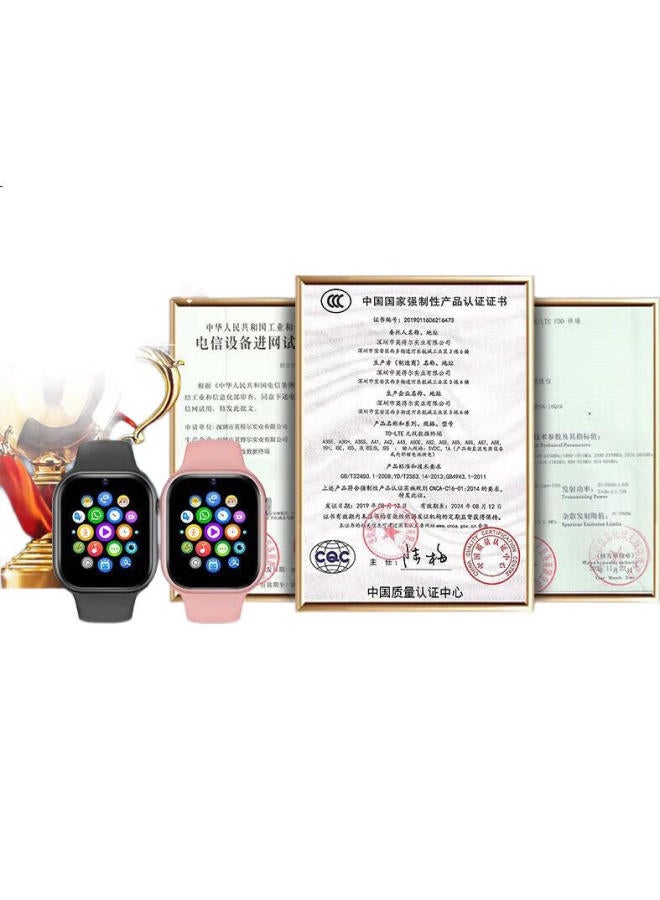 Ozing Haoji Xing [Large Battery Long Standby] Smart Children'S Phone Watch, 4G Full Network, For Students And Teenagers, Middle And High School, Precise Positioning, Sports-Grade Waterproof, Video-Enabled Smart Watch - Image 3
