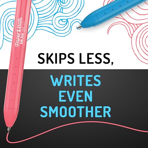 Paper Mate InkJoy Bright Pens, Gel Pens, Medium Point (0.7mm), Retractable, Assorted Brighter Colors, 10 Count - Image 3