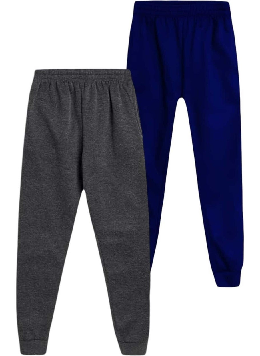 Mood Agenda Kids Elastic Waist Jogger Sweatpants Set of 2  - Image 3