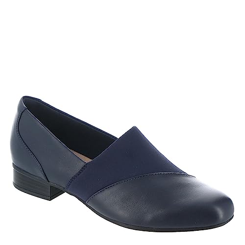 Clarks Blue's Juliet Gem Loafer, Navy Leather, 9.5 Wide US - Image 2