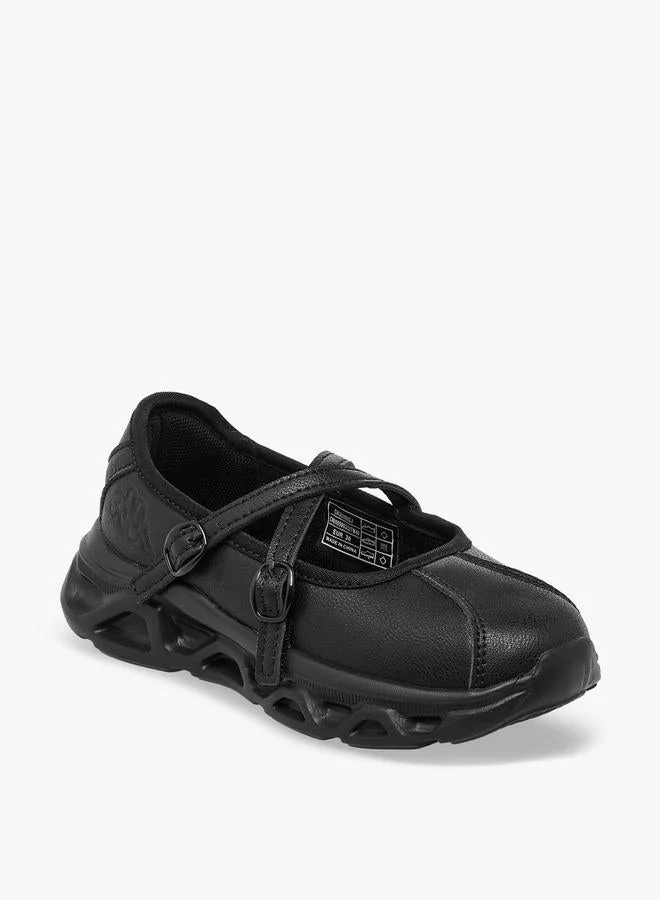 كابا Girls Buckle Closure School Mary Jane Shoes