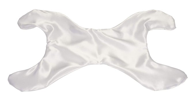 PILLOW THE ORIGINAL ANTIWRINKLE PILLOWETTE ADDITIONAL LA PETITE PILLOWCASE WHITE SATIN