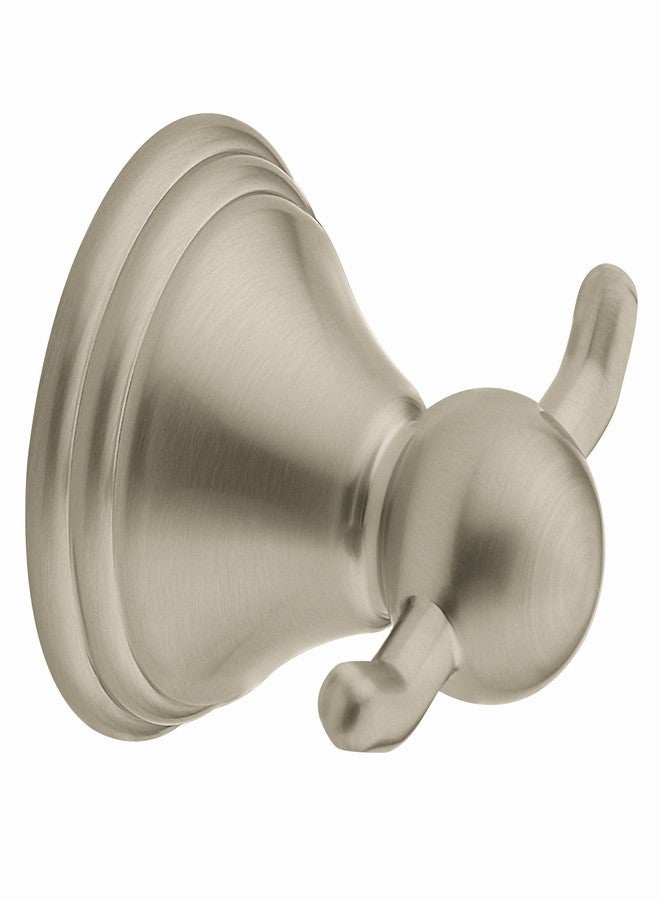 Moen DN8403BN Preston Double Robe Hook, Brushed Nickel - Image 1