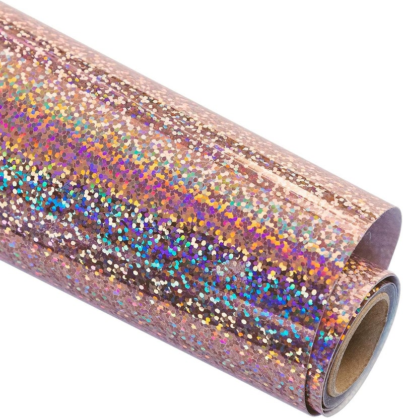 Excefore Holographic Sparkle Adhesive Vinyl, 12'' - Image 1