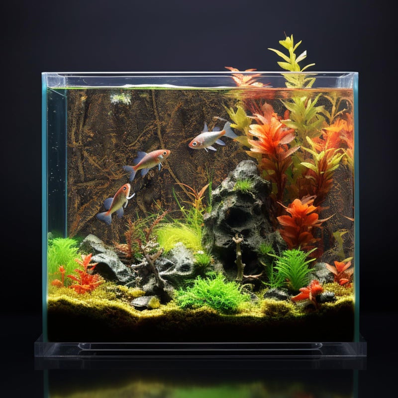 balacoo 3D Foam Rock Reptile Background Aquarium Background Rain Forest Tree Roots Fish Tank Decorations (Brown) - Image 4