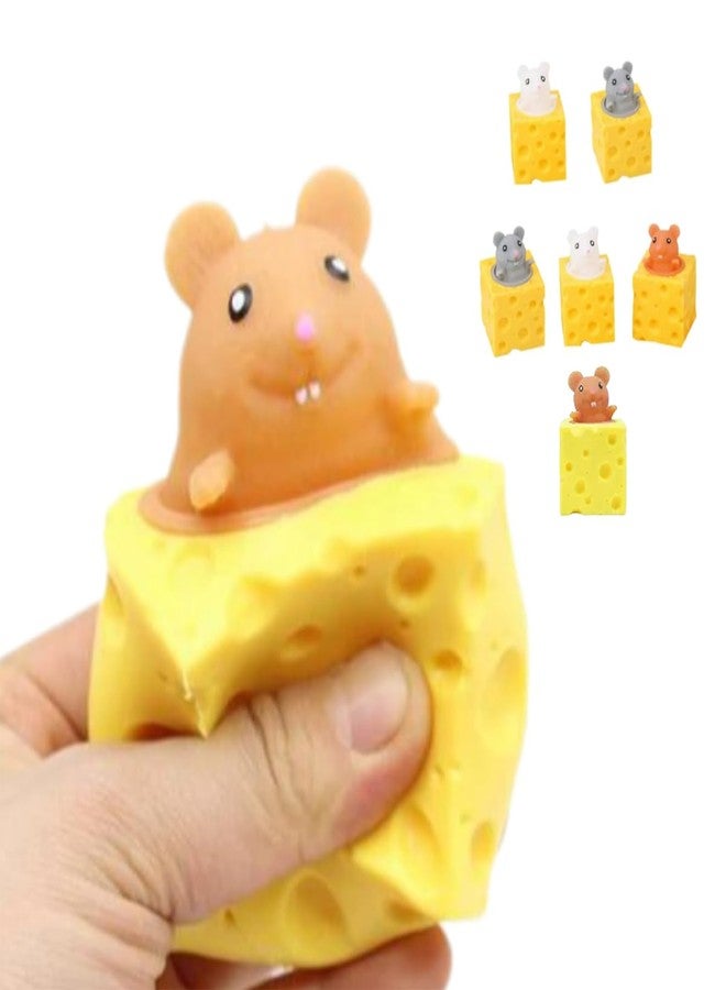 piercing 2Pcs Cheese Squishy, Taba Squishy, Dumpling Squishy-Stretchy Food-Shaped Sensory (Yellow) - Image 1