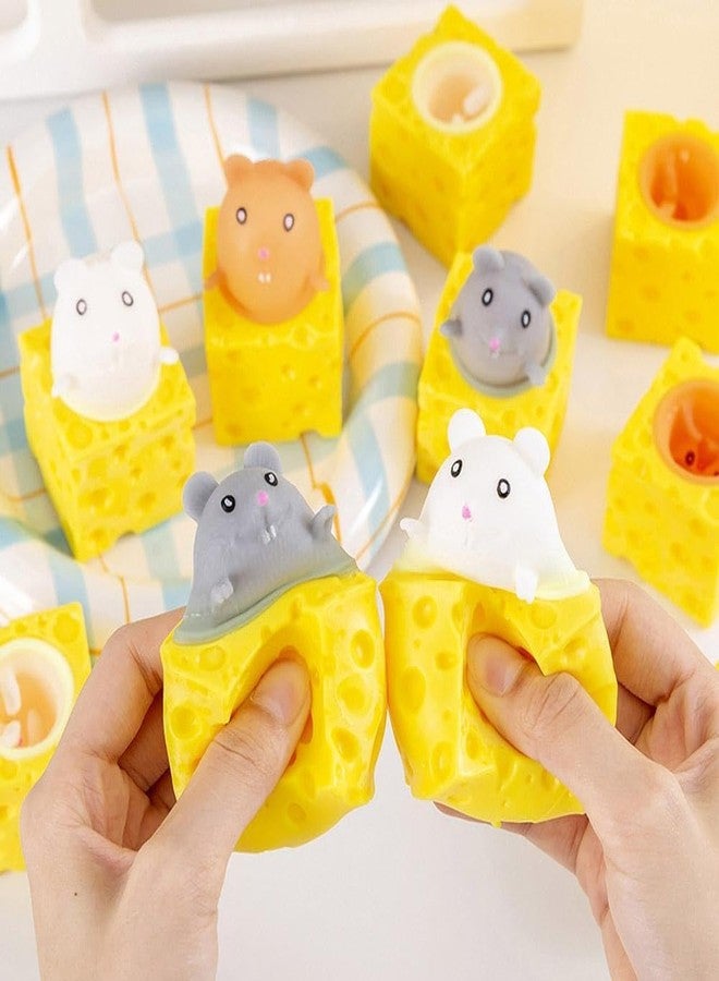piercing 2Pcs Cheese Squishy, Taba Squishy, Dumpling Squishy-Stretchy Food-Shaped Sensory (Yellow) - Image 4