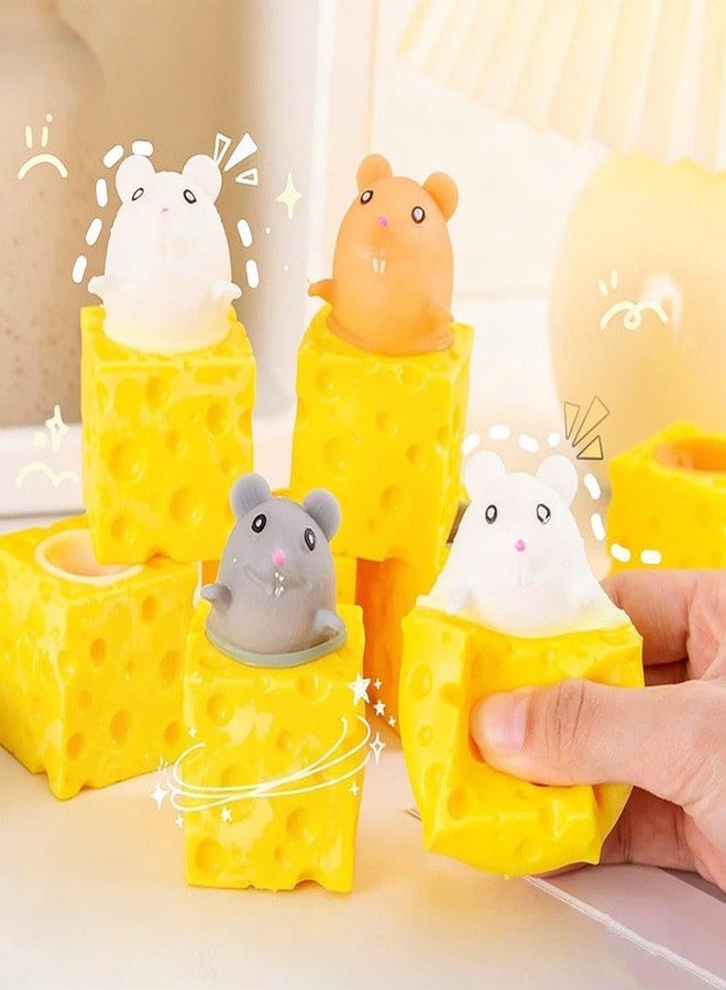 piercing 2Pcs Cheese Squishy, Taba Squishy, Dumpling Squishy-Stretchy Food-Shaped Sensory (Yellow) - Image 3
