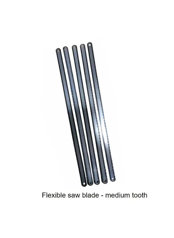 Two Color Flexible Middle Teeth Hand Saw Blade High Carbon Steel For Metal Woodworking - Image 1
