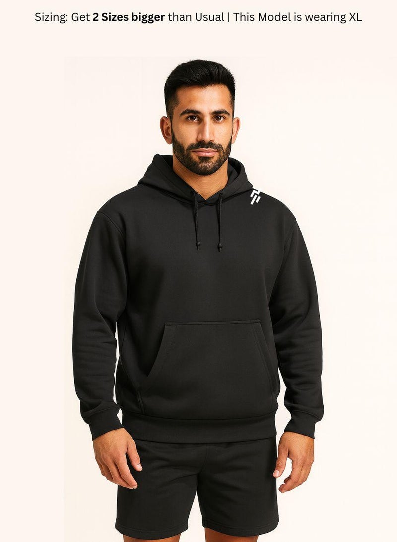 Moveletix Men's Gym Hoodie Lightweight Training - Image 3