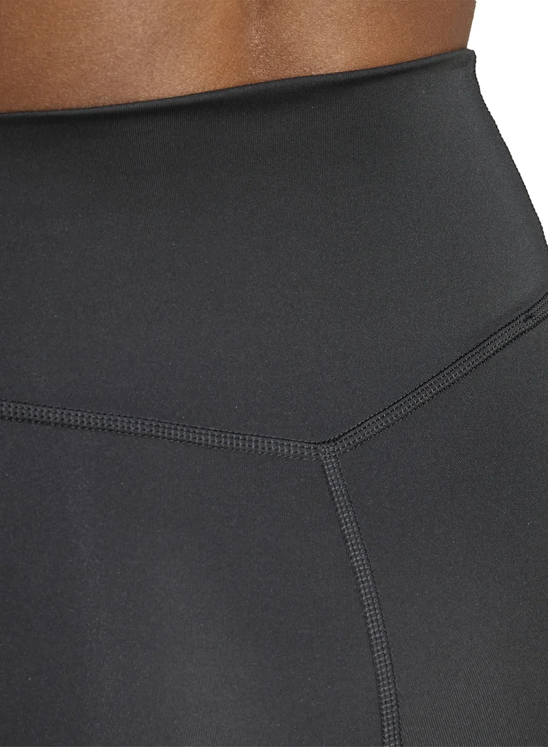 Adidas Optime 3-Stripes 1/4 Short Leggings