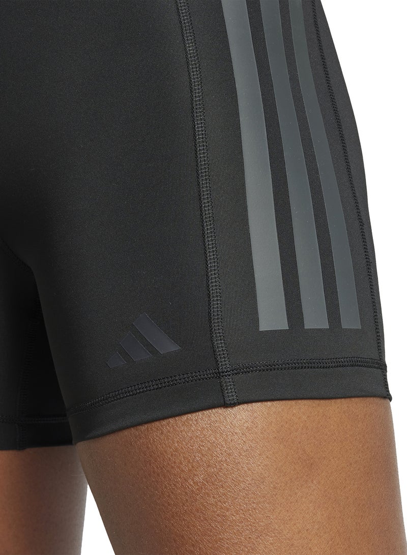 Adidas Optime 3-Stripes 1/4 Short Leggings - Image 4