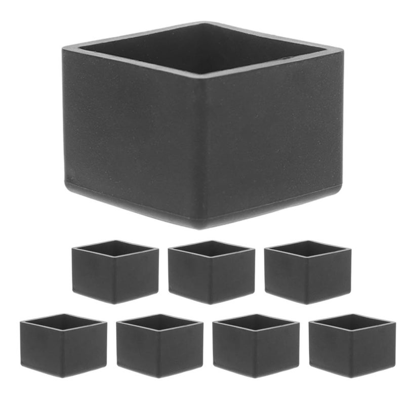 8 Pcs 35x35mm Square Furniture Leg Protectors Anti Slip Floor Pads For Hardwood Tile Protection - Image 2