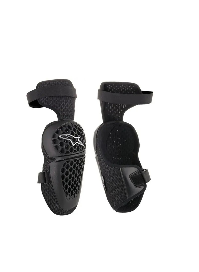 Alpinestars Bionic Plus Youth Off-Road Motocross Knee Protector Black - Image 2