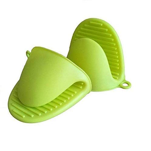 CARTZEYE CARTZEYE Silicone Microwave Oven Heat Resistant Pot Holder Pinch Grip Mitten Cooking Glove Oven Mitt Gripper Utensil Kitchen Tool 1 Pair Multi Color 