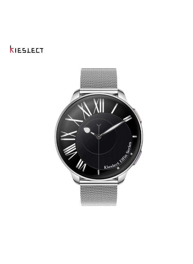 KIESLECT Elfin – Ultra-Thin Smartwatch, 1.32" AMOLED Display, BT Calling, Health Tracking and 10-Day Battery - Image 1