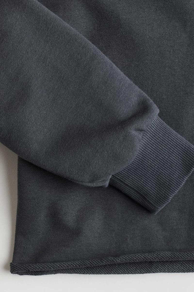 اتش اند ام Cropped hoodie