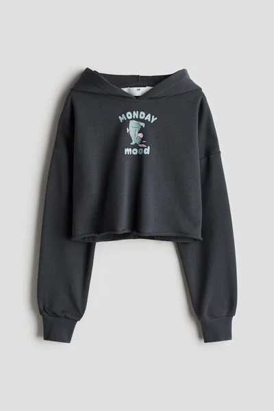 H&M Cropped hoodie