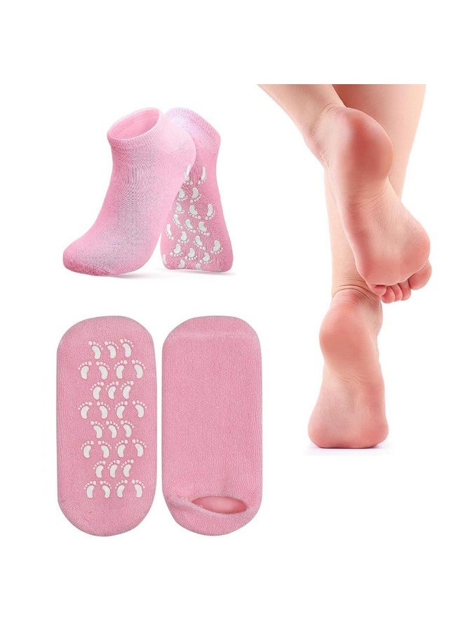 CARTIFY Moisturizing Socks Spa Quality Gel, Repair Dry Cracked Skins For Foot Gloves,Pain Relief Socks Women,Leg Crack Socks,Eliminate Cracks (Spa Gel Shocks-1) - Image 1