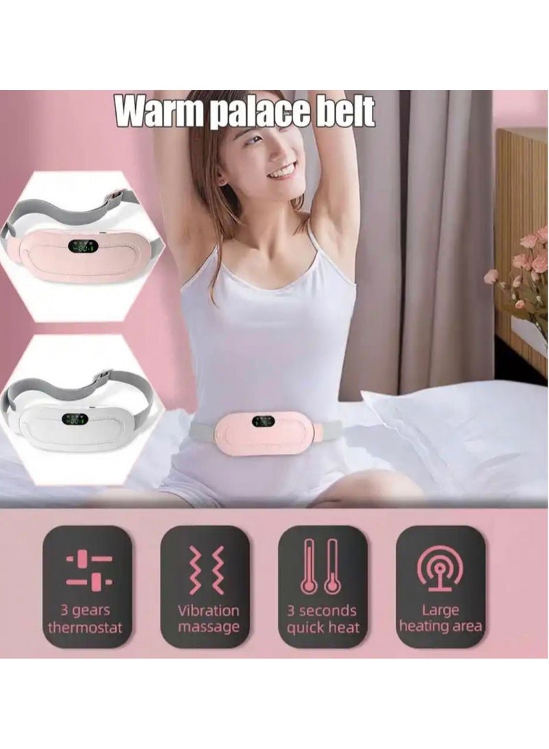 Loquat Heating Belt To Soothe Menstrual Pain With 3 Heat Levels And 4 Vibration Massage Modes - Image 3