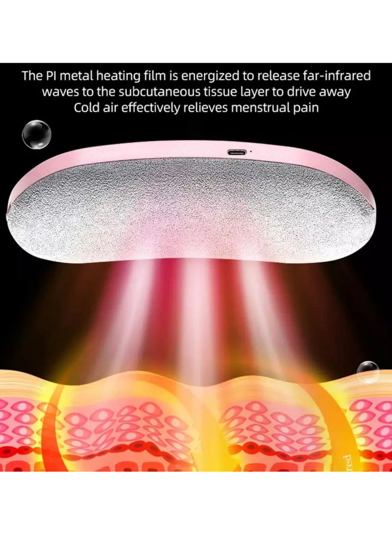 Loquat Heating Belt To Soothe Menstrual Pain With 3 Heat Levels And 4 Vibration Massage Modes - Image 5