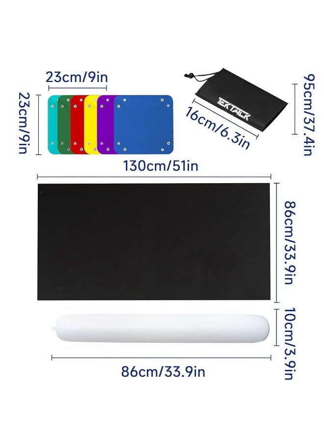 Tektalk Higher-Capacity Design, Jigsaw Puzzle Roll-up Mat in Delicate Packaging Box with Hand Pump, Storing for 2000, 1500, 1000, 500 Jigsaw Puzzle Pieces - Image 1