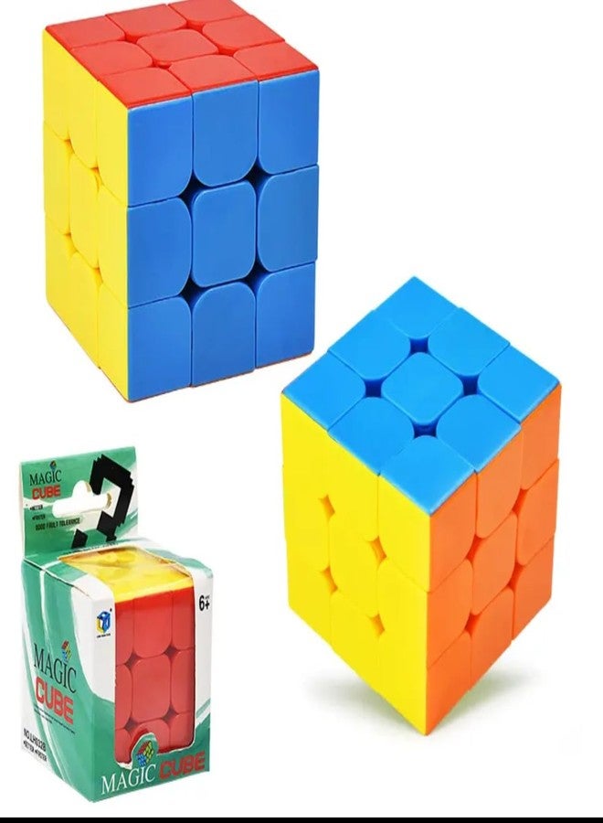 لعبة مكعبات غوغا السحرية عالية السرعة 3×3×3، مطابقة الألوان - قابلة لتعديل الشد وبدون ملصقات - Image 1
