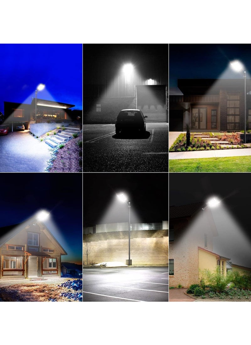 EasyLife - 3600w Solar Street Light Dusk to Dawn With Remote Control Motion Sensor Solar Lights Outdoor Waterproof Perfect for Patio Shed Garden Backyard - Image 1