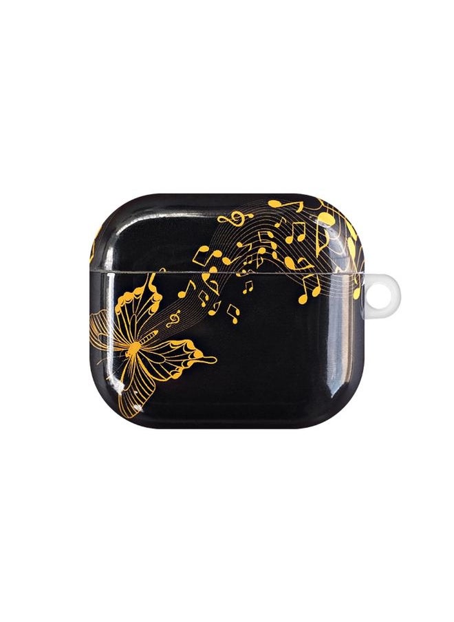 Generic - Case Cover IMD Original Earphone Protective Case For AirPods 3 Musical Note Butterfly - Image 1