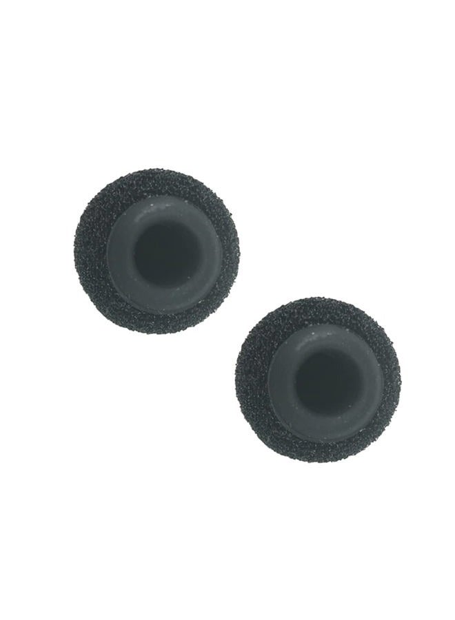 Canfon 2pcs Foam Windscreen Covers/Pop Filter/Wind Shield with Silicone Holder Compatible for RODE Smartlav＋ Lavalier Mic with Diameter of 4-5.0mm (Black) - Image 1