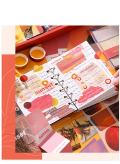 XiuWoo 154 Pcs Aesthetic Scrapbook Kit Scrapbooking Supplies Junk Journal With A6 Grid Notebook Bullet Journals Diy Gift Journaling For Teen Girl Kid Women  - Image 4