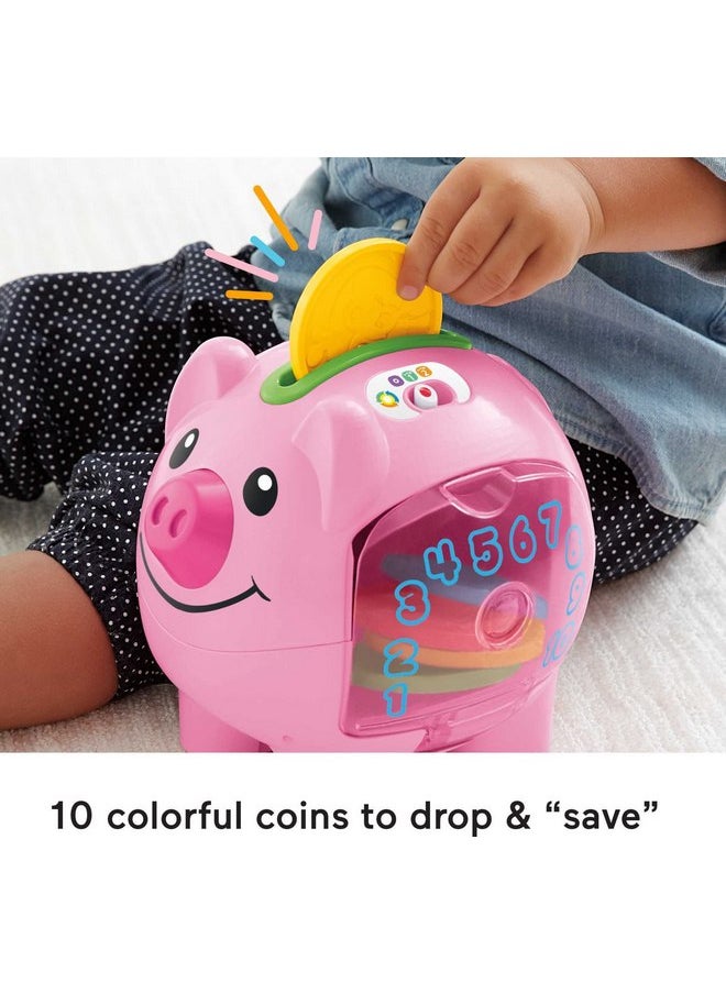 Fisher-Price - Fisher-Price Baby & Toddler Toy Laugh & Learn Smart Stages Piggy Bank with Educational Songs & Phrases for Infants Ages 6+ Months - Image 1