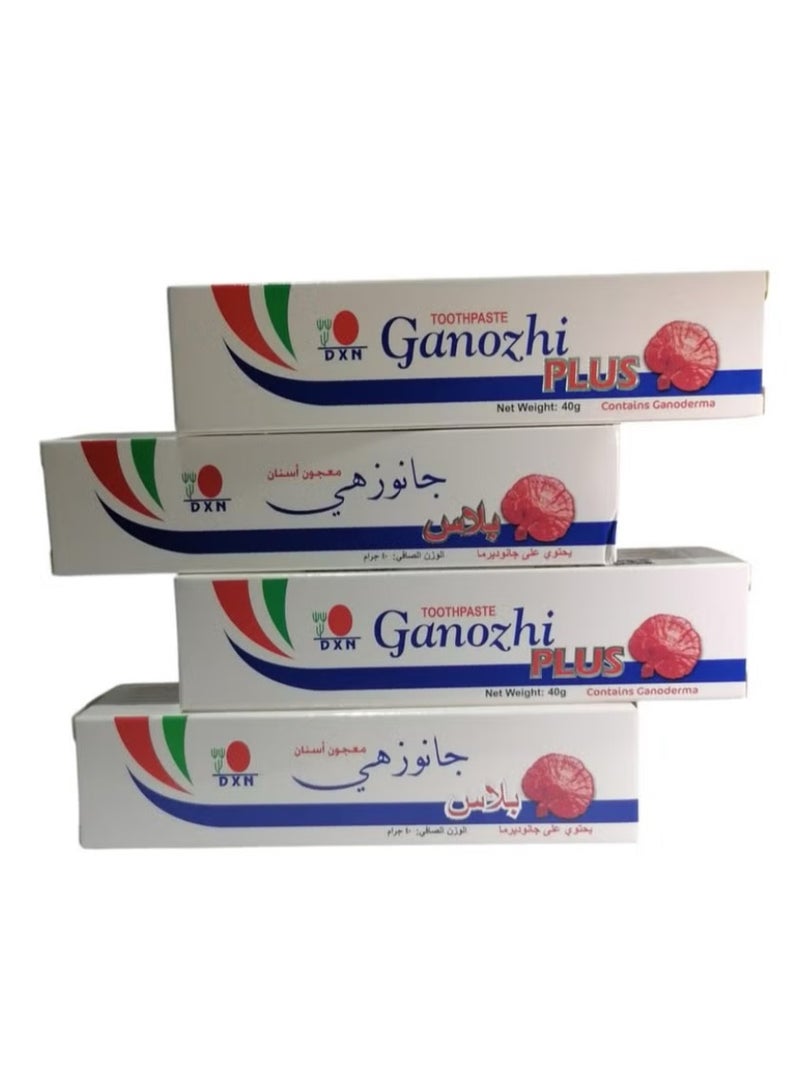 DXN 4 Pieces Ganozhi Plus Toothpaste 40 g - Image 1