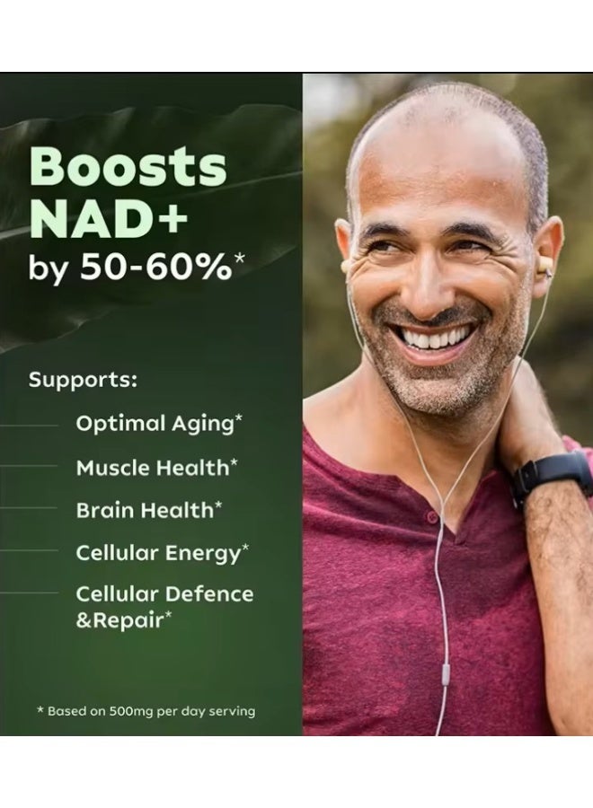 Vtamino NAD+ Beauty Capsules – Daily Antioxidant Support with Nicotinamide Riboside, Resveratrol & Quercetin for Skin Brightening & Cellular Renewal - Image 3