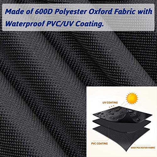 Utheer 7113 Grill Cover for Weber Q100 Q1000 Q1200 Q200 Q2000 Q2200 Series, Fits Weber 50060001 51060001 54060001 Liquid Propane Grills, Waterproof and UV Resistant - Image 4