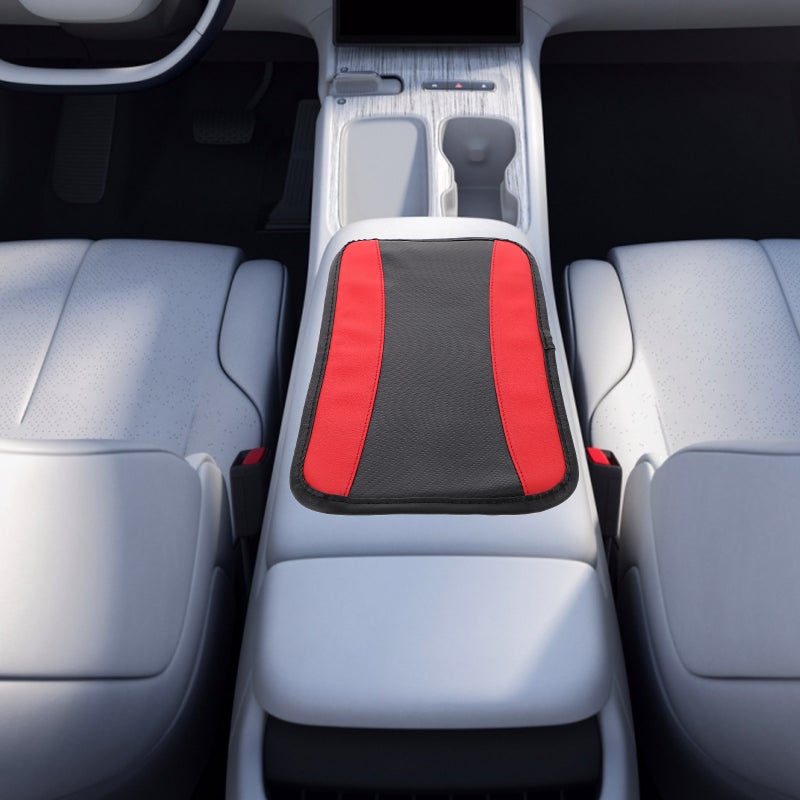 🚗 غطاء مسند ذراع للسيارة من جلد البولي يوريثان قابل للتنفس وغير قابل للانزلاق لجميع - Image 4