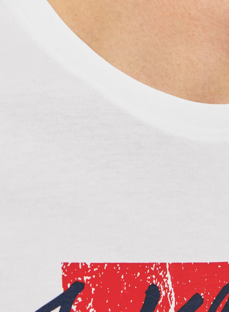 JACK & JONES Jjtiley Graphic Printed Short Sleeve T-Shirt