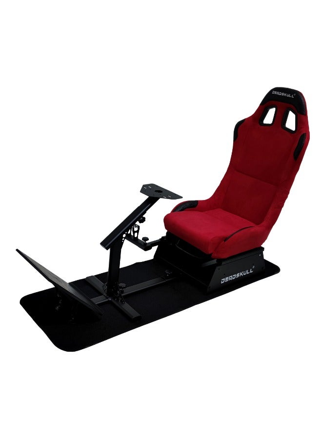 DEADSKULL Racing Gaming Seat Fit for Logitech G920 G25 G27 G29 Gaming Steering Wheel - Red - Image 2