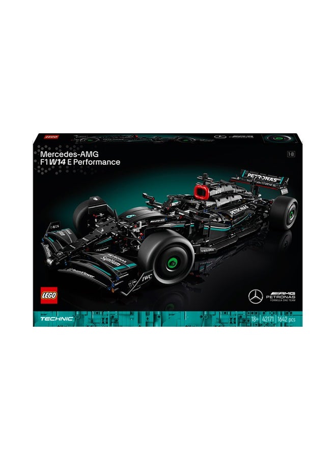 LEGO 42171 Technic Mercedes-Amg F1 W14 E Performance Race Car Building Set, Scale Model Gift For Adults, Home Or Office Décor (1,642 Pieces)  - Image 2