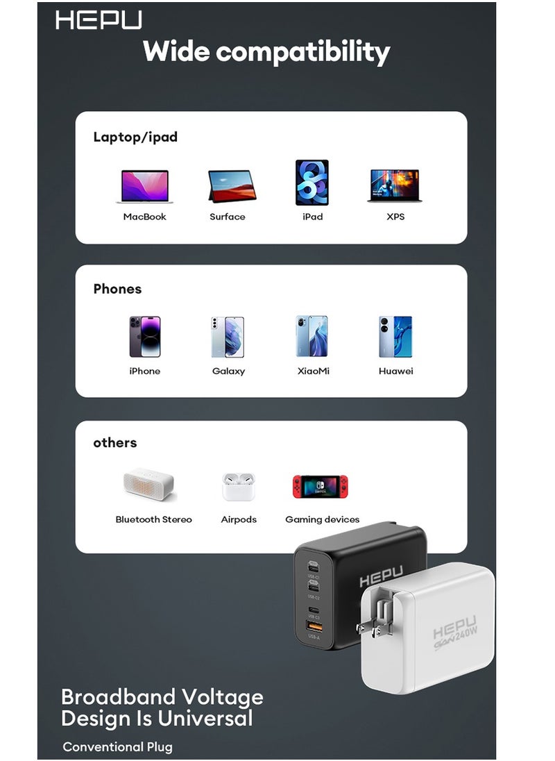 HEPU HEPU HP306 Universal Travel Adapter 240W High Power  - Image 3