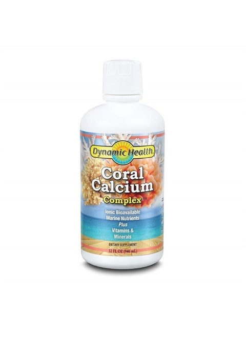 Coral Calcium Complex | Bone Health & PH Level Support | Easier Than Capsules, Liquid Supplement | with Magnesium | 32oz, 32 Serv